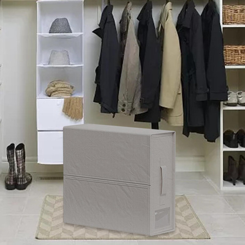 Organizador De Lençóis De Cama Caixa De Cinza