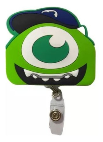 Yoyo Retráctil Porta Credencial Modelo Mike Wazowski