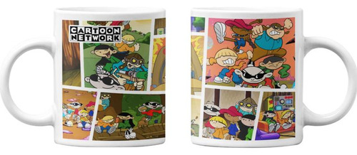 Tazones Tazas Blancas Cartoon Network Knd Chicos Del Barrio