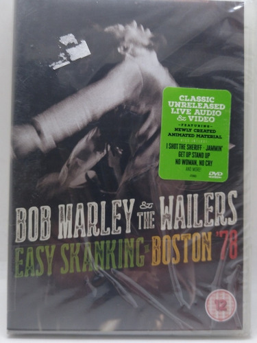 Bob Marley And The Wailers Easy Skanking Boston 78 Dvd Y C 