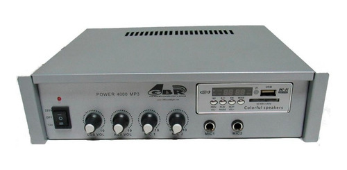 Power 4000 Mp3 Amplificador Gbr 30w Funciona A 220 O 12 V