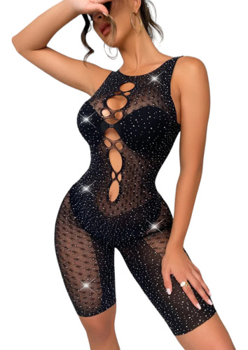 Catsuit Biker Strass