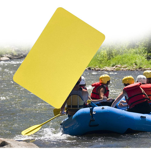 4 Parche De Reparación De Botes Inflables, Amarillo