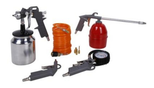 Kit Para Compresor 8 Piezas Bauker