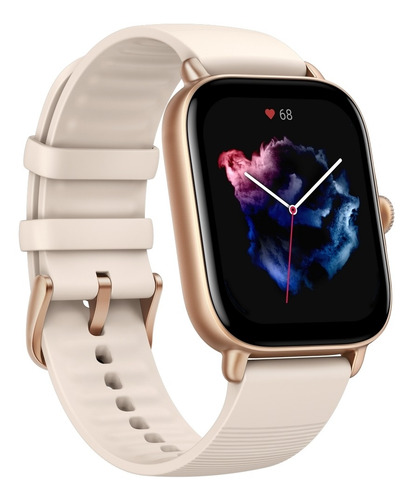 Smartwatch Amazfit GTS 3 1.75" caja de aleación de aluminio graphite black, malla graphite black de silicona