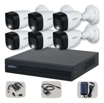 Comprar Kit  6 Camaras Seguridad Dahua 2mp A Color De Noche Dvr 8ch