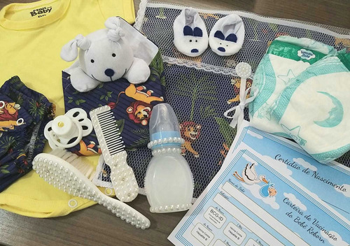 Imagem 9 de 10 de Kit Acessorios Bebe Reborn Menino Super Luxo Com 13 Itens