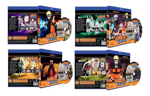 Blu-ray Naruto Clássico - Série completa com dublagem.