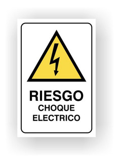 Eléctrico Nuevo señales de advertencia de riesgos de choque eléctrico 10 Pack 