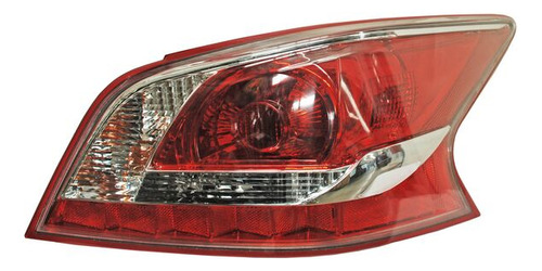 Calavera Der Nissan Altima 2013-2014-2015-2016 Filo Rojo Tyc