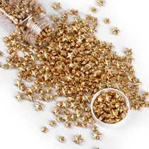 Comprar Sprinkles Estrellas Metalicas Oro Comestibles 1kg