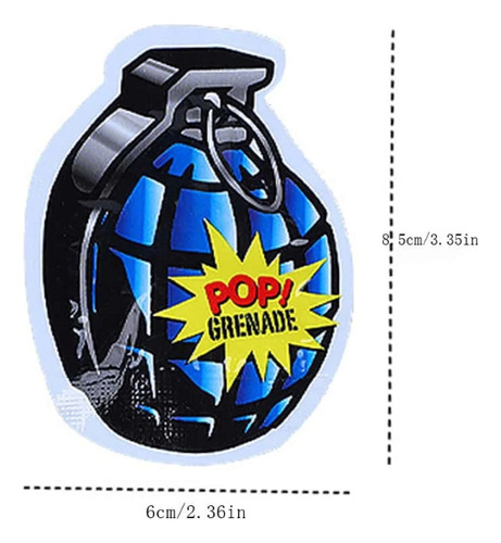 Globo Lanza Liquido Forma De Granada Cotillon X100 Unidades Surtido