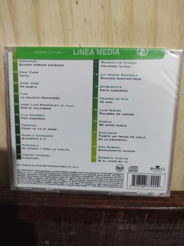 Las Mejores Baladas De Todos Los Tiempos Vol.3 Cd #590