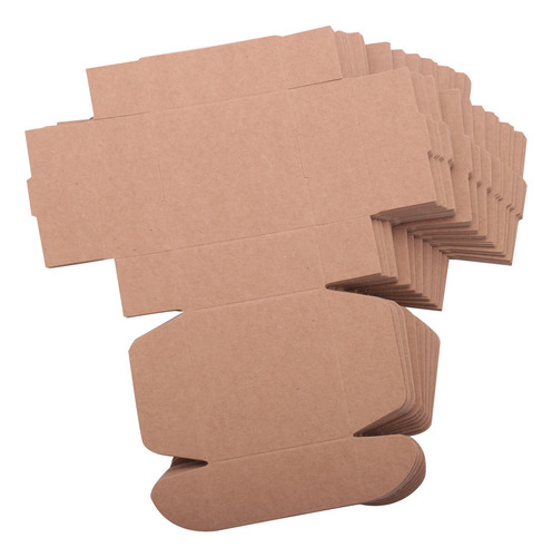 100 X Small Kraft Paper Box Cardboard Handmade Soap Box Craf