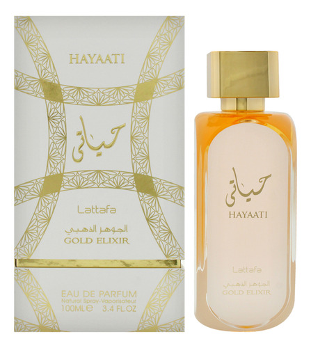 Perfume Lattafa Hayaati Gold Elixir Edp 100ml Para Mulheres