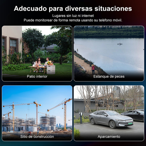 Cámara De Seguridad Wifi Exterior 8MP Doble Lente con Alarma Security Camera Surveillance Dual Screen Auto Tracking Full Color Outdoor IP Cameras 8x Zoom color Banco
