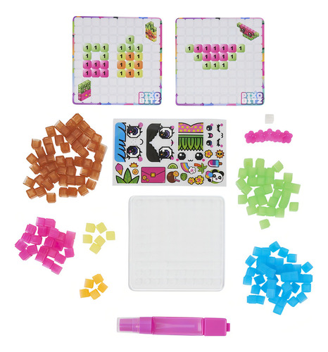 Pixobitz Pack De Cubos Para Armar Figuras En 2d Y 3d Cantidad de piezas 156