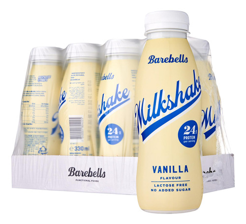 Caja Protein Milkshake 8uni Vainilla -  Barebells