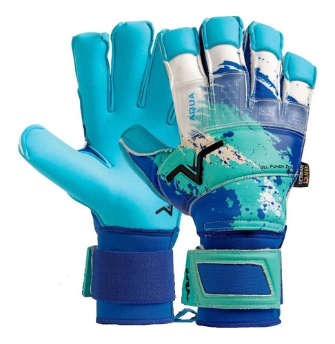 Guantes Arquero Volk Futbol Profesionales Aqua Vgfc Latex 4+3 Mm Maximizer Finger Varillas