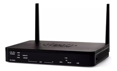 Router Cisco RV160W-A-K9-AR negro 220V