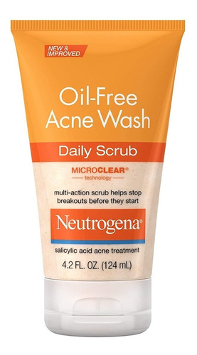 Exfoliate Facial Neutrogena Para El Acné (124ml)