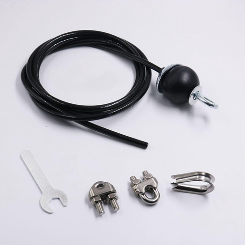 Fitness Steel Cable Heavy Duty Steel Wire Sin Bola Negra 2m