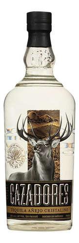 Pack De 12 Tequila Cazadores Añejo Cristalino 750 Ml