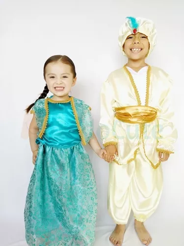 Disfraz Aladdín Niño Aladino Disfraces Niño Arabe Halloween - $ 84.000