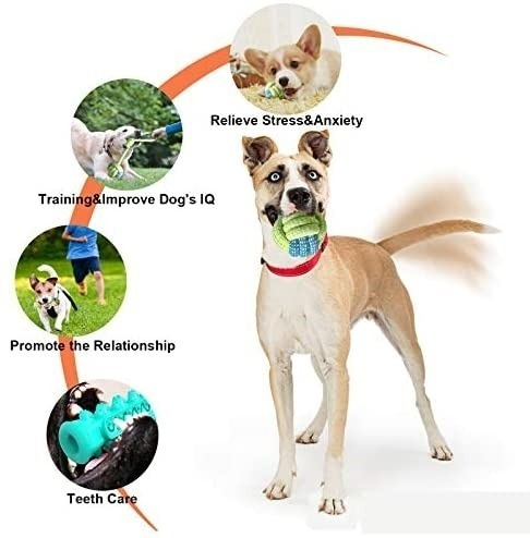 Juguetes para Masticar Perros Huesos de Perro Resistentes para masticadores agresivos y Juguetes de TRP Natural duraderos para Perros 2PCS 