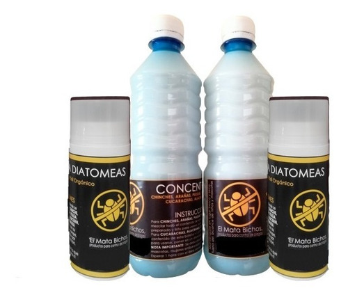 Control Pack Ecologico Para Chinche, Cucaracha Y Hormiga