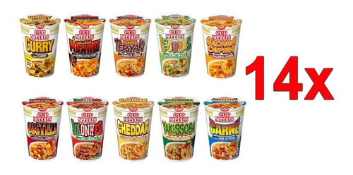 Macarrão Instantâneo Cup Noodles Atacado 14 Unidades