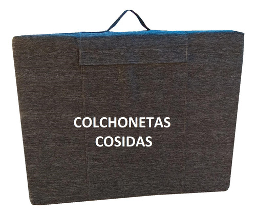 Colchoneta Plegable 190 X 60cm  Con Porta Colchoneta