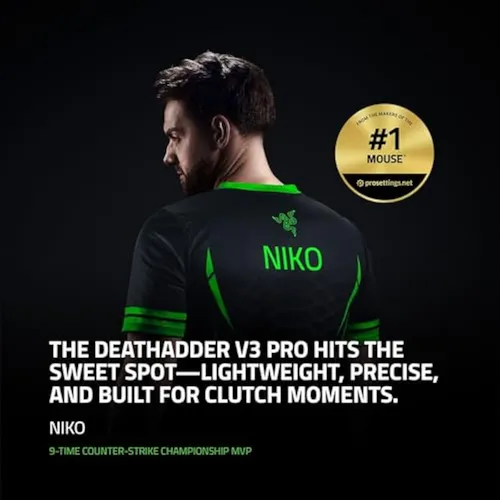 Razer Deathadder V3 Pro Mouse Inalámbrico Para