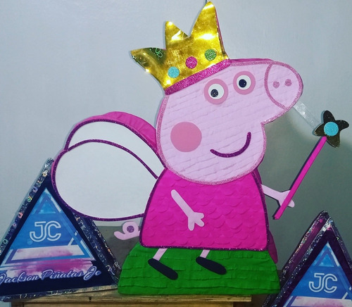 Piñata Peppa Pig Selfie Chupetera Nombre Minipiñatas