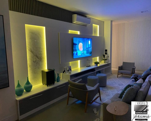 Imagem 14 de 19 de Porteira Fechada Sobrado Com 3 Dormitórios À Venda, 281 M² Por R$ 2.140.000 - Condomínio Chácara Ondina - Sorocaba/sp - Ca00090 - 68679715