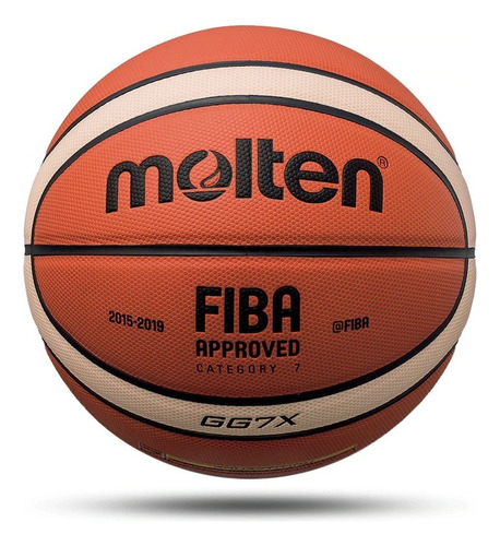 Balón De Baloncesto Molten Gg7x Para Entrenamiento, Talla 7 Color Fix