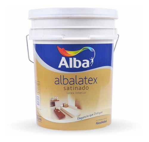 Albalatex Satinado Blanco 20lts Pintura Latex Int. | Gran