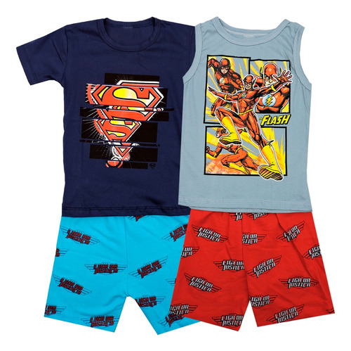 Kit 6 Conjunto Infantil Personagem Menino