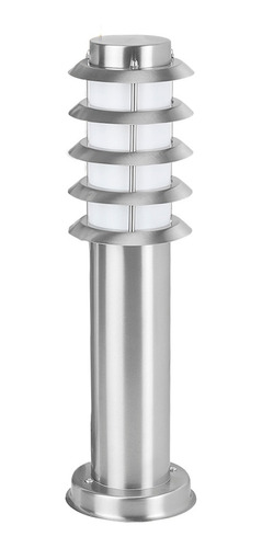 Lámpara De Piso Mini Poste 20w Acero Amsterdam E27 Tecnolite
