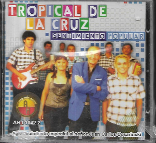 Tropical De La Cruz Album Sentimiento Popular Sello Ah Cd 