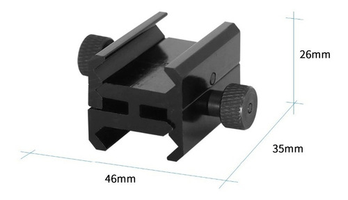 Adaptador De Montagem De Rifle Escopo E Visão Noturna 20mm
