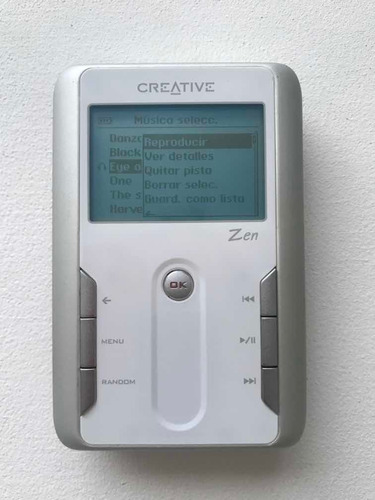 Reproductor Creative Zen Touch 20gb - Excelente Estado