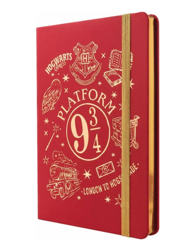 Cuaderno Mooving Notes Harry Potter A5 T/dura 96hjs Rayadas