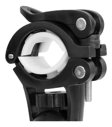 Soporte De Luz Para Bicicleta Soporte De Clip Soporte Negro