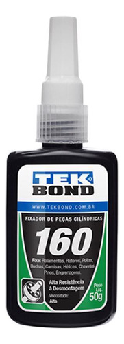 Adesivo Trava Bucha Médio Torque 160 Verde 50grs Tekbond