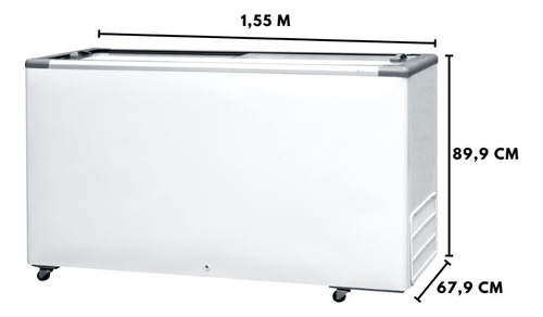 Freezer Horizontal 503 Litros Expositor Hceb 503v Fricon