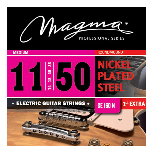 Encordado Eléctrica Magma Medium Ge-160n 011-050