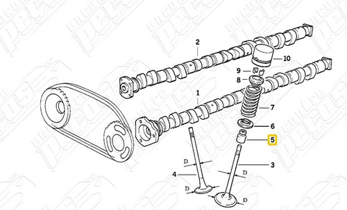 Jogo Retentores Valvulas Volvo S60 T6 Awd 2010-2015 Original