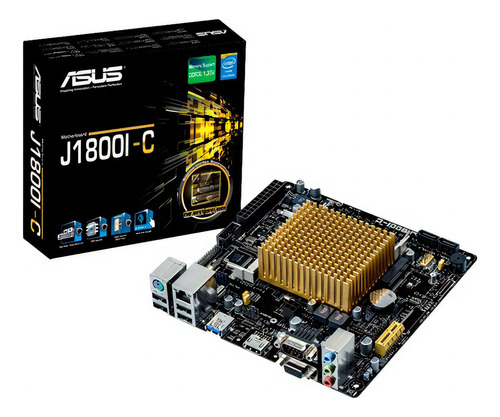 Placa Mae Asus Intel Celeron J1800 Mini Itx Ddr3