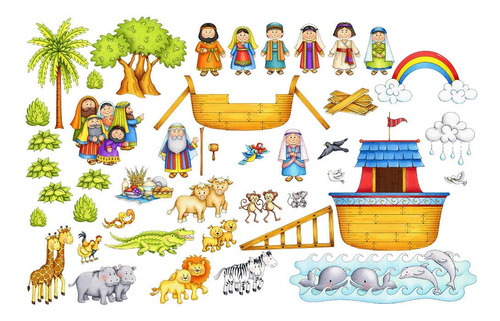 Noah's Ark - Juego De Fieltro De Lujo Para Historias De Fran